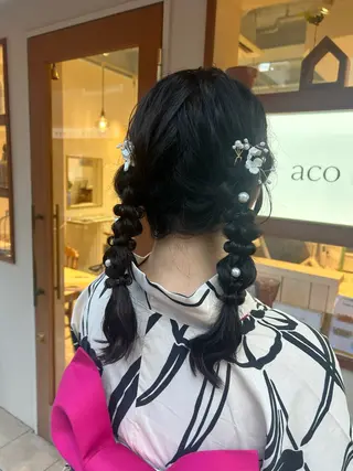 セミロング 大川 夏実のヘアスタイル