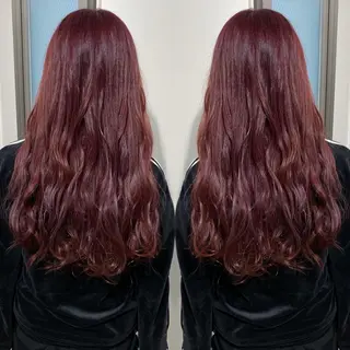 ロング カラー ブリーチ特化 梅田本多翔のヘアスタイル