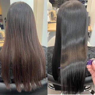 ロング カラー mai🐷髪質改善 🖤透ける暗髪🖤のヘアスタイル