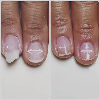 Nail ビ爪のネイルデザイン