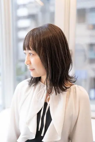 ミディアム カラー Lazo/ 原弥和子のヘアスタイル