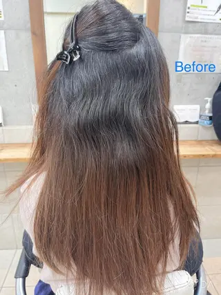 ロング たなか なおのヘアスタイル