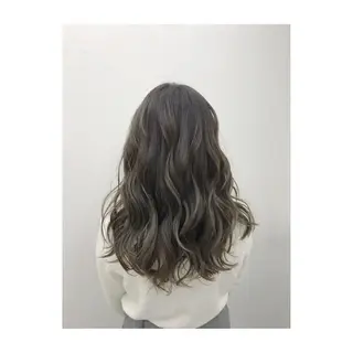 ロング カラー 永岡 鉄平のヘアスタイル