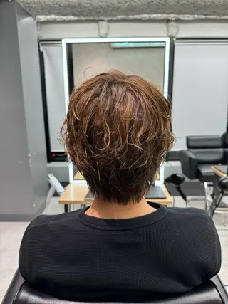 パーマ メンズ 吉満 翔のヘアスタイル