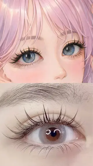 マツエク・マツパ A.M EYELASH SALON所属・A.Meyelash ユウユウのマツエク・マツパデザイン