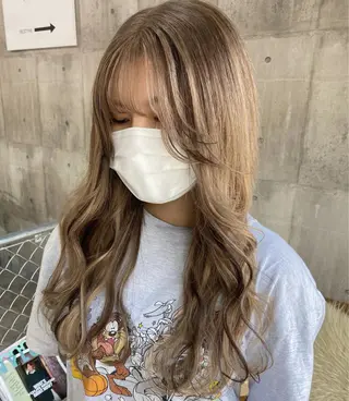 ロング カラー SHURI❤️‍🔥 中/韓mix ♡のヘアスタイル