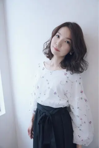 ミディアム カラー TOWA 野村　コウダイのヘアスタイル