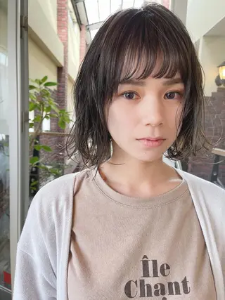 ショート カラー パーマ ooit 【オーイット】のヘアスタイル
