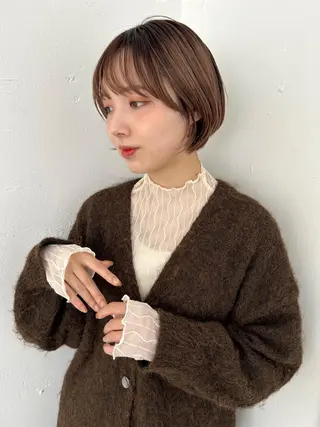 ショート カラー 一ノ瀬 暁のヘアスタイル