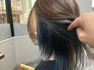 ミディアム カラー 長内 大明のヘアスタイル
