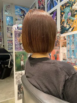 ショート 似合わせカット/ デザインカラー🦄のヘアスタイル