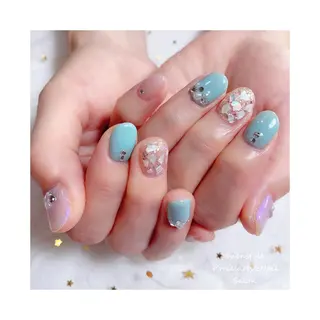 ミディアム ネイル 👑enen style👑のネイルデザイン