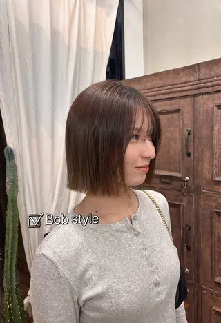 ショート ウエチ モモカのヘアスタイル