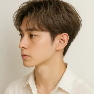 ショート パーマ 【nui 茨木】 清水優のヘアスタイル