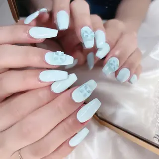 ロング ネイル merci nailのネイルデザイン