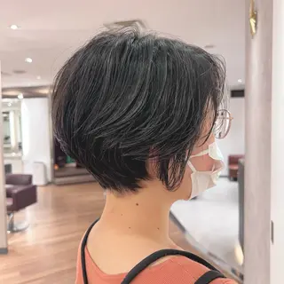ショート パーマ カット/パーマ たるみことりのヘアスタイル