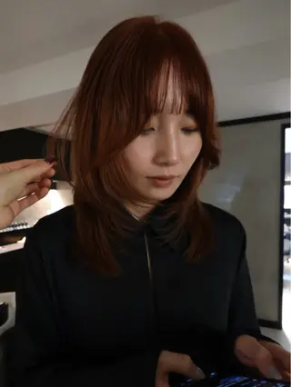 セミロング カラー アンニュイヘア🪽 ayumiのヘアスタイル