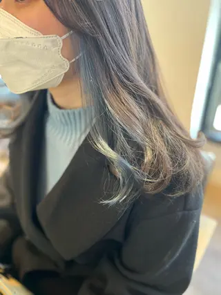 セミロング 🌻韓国風ヘア🌻 ✨🌷ナナコ🌷のヘアスタイル