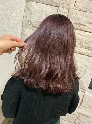 ロング カラー ヘアアレンジ メンズ キッズ ネイル マツエク・マツパ 透明感カラー🤎 ゆりのヘアスタイル