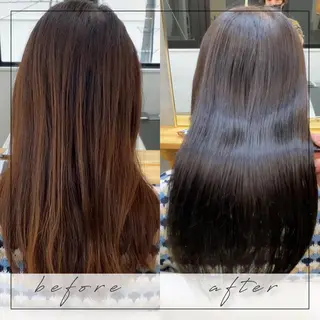 セミロング くせ毛×ショート 上岡勇祐のヘアスタイル