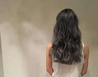 セミロング カラー カラーモデル募集中 美容室ハピスのヘアスタイル