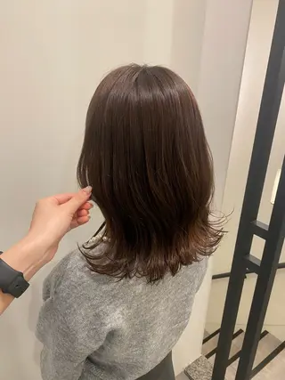 ミディアム カラー 🍑 モモカ🍑のヘアスタイル