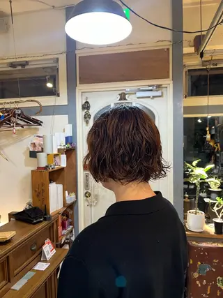 ショート パーマ トレンドパーマ☝️ 🌱ショート/緒方椋のヘアスタイル
