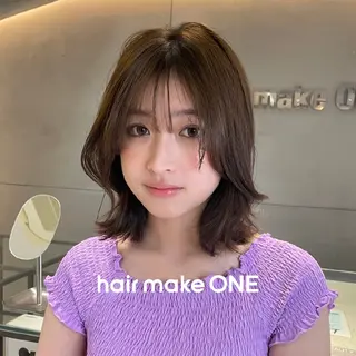 カラー ダブルカラー💕 萌萌のヘアスタイル