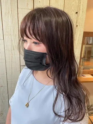 ロング カラー 福田 ジュンキのヘアスタイル