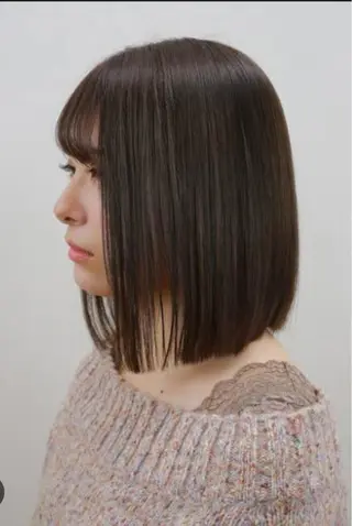 セミロング 影山 蒼太のヘアスタイル