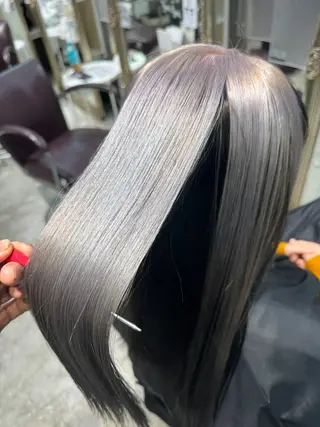 セミロング カラー men'sモテ 髪🫧ｼｵﾝのヘアスタイル