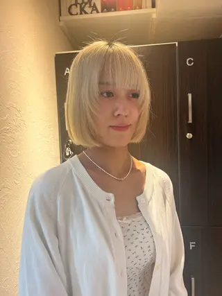 ショート 暖色カラー🍒🌷 hitomiのヘアスタイル