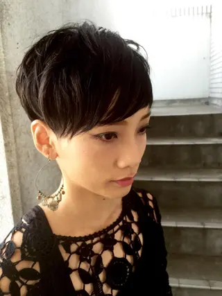 ショート ショートは任せて ミヤザキのヘアスタイル