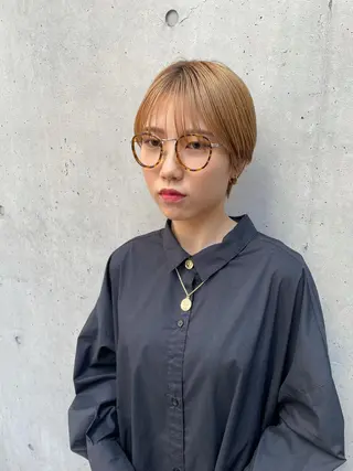ショート コスメパーマ 佐藤　諒のヘアスタイル