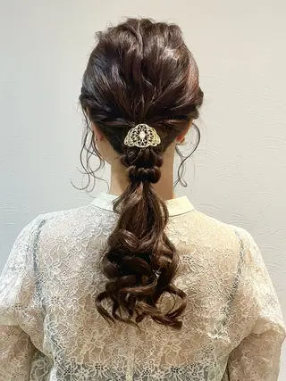 ロング ヘアアレンジ 札幌 ヘアアレンジ 🍎 タナカセリナのヘアスタイル