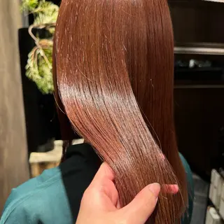 セミロング カラー 松木 花鈴のヘアスタイル