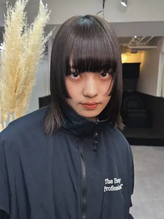 ミディアム 髪質改善/ストレート 根上のヘアスタイル