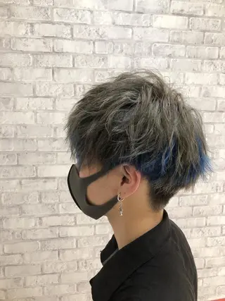 ショート カラー ヘアアレンジ 秋山 幸太のヘアスタイル