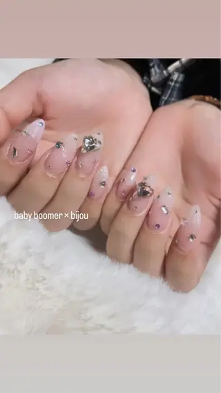 ネイル mitsuki💎 ﾜﾝﾎﾝ/韓国ﾈｲﾙのネイルデザイン