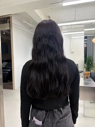 ロング パーマ ロングパーマ/ボブ/ 表参道/aoba🩵のヘアスタイル