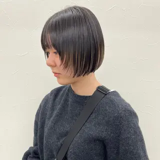 ショート カラー 初めてのショート お任せください✂️のヘアスタイル