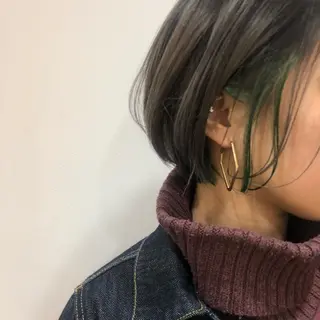 ショート 顔周りの垢抜けヘア 立山愛梨のヘアスタイル