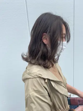 ミディアム カラー 八谷 将平のヘアスタイル