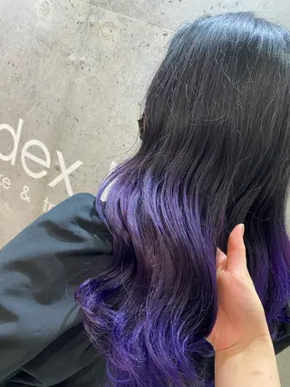 セミロング ブリーチ🌈ハイトー ンカラー ✨アニカ✨のヘアスタイル