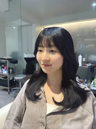 セミロング カラー 💎透明感カラー特化 💎TAISEIのヘアスタイル