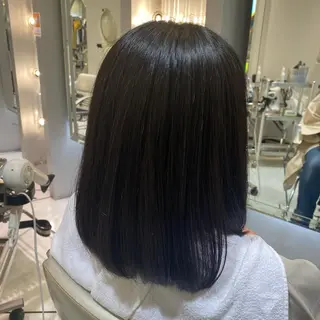 セミロング 小川 愛美のヘアスタイル