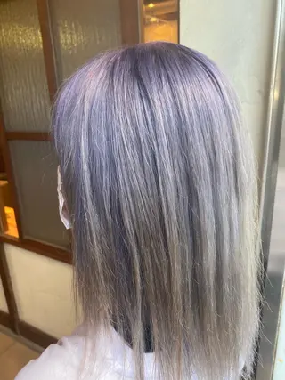 セミロング カラー パーマ ヘアアレンジ メンズ キッズ ネイル マツエク・マツパ 🌈髪質改善・美髪矯 正・平野瀬乃🌈のヘアスタイル
