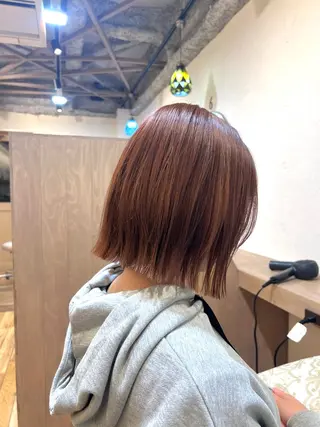 ショート カラー 神戸ボブ✂️ ioe三宮/田 伸佳のヘアスタイル