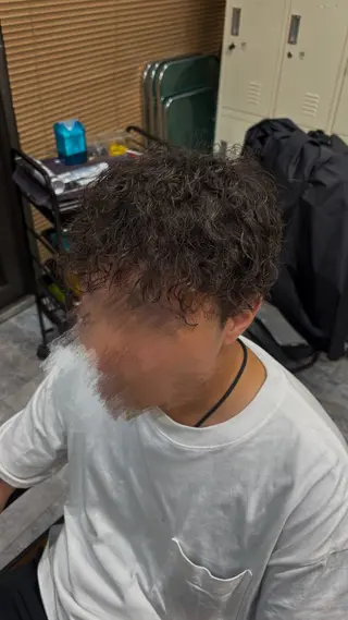 パーマ メンズ 韓国ヘア🇰🇷 𝑳𝒊𝒏𝒂🤍のヘアスタイル
