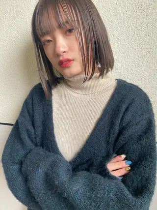 ショート カラー 松尾太樹 【pia】福岡美容室のヘアスタイル